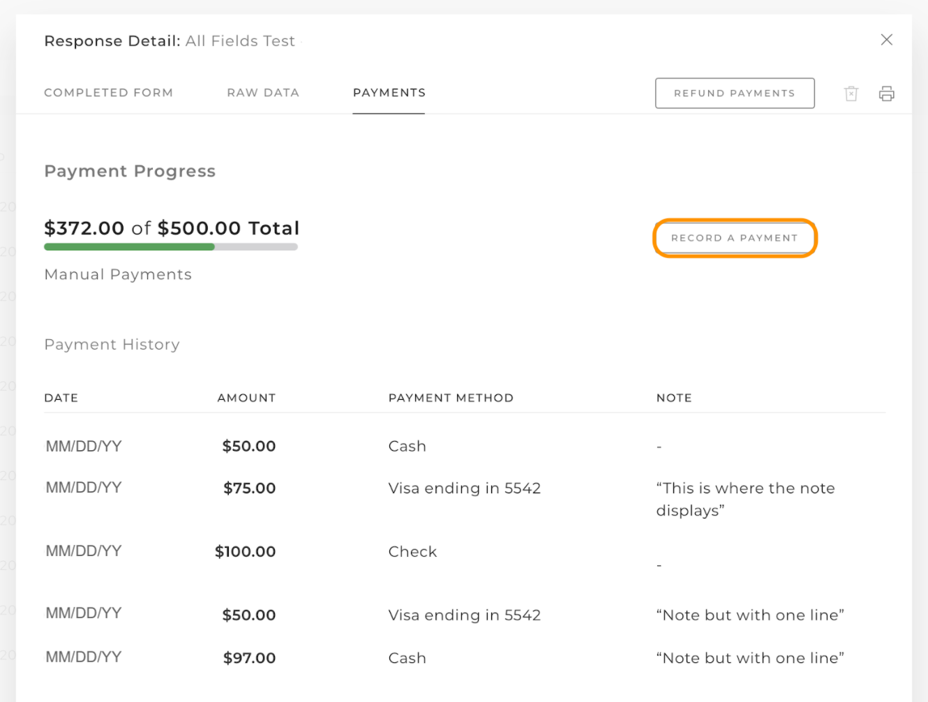 Manager Experience_Form Payment Response Detail.png