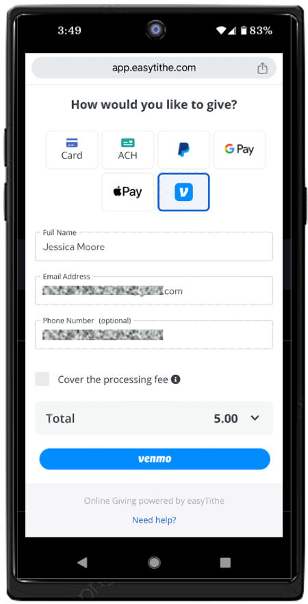 A screen shot of a phone

Description automatically generated